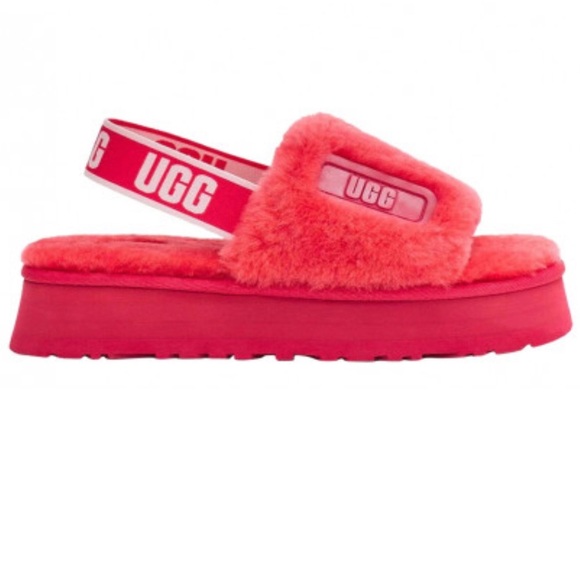 UGG Shoes - UGG Women's Disco Slide Sandal in Hibiscus Pink size 7